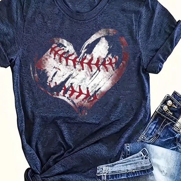 ⭐️ ⚾️ Brand NEW Baseball Womens shirts⚾️⭐️ - Picture 2 of 6